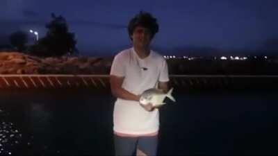 What a nice fisherman