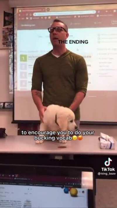 Perfectly cut scream for Jack