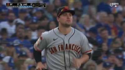 [Highlight] [Highlight] J.D. Davis makes an incredible play to nab Mookie Betts at first to end the eighth.