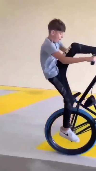 I wonder if he'll use protective gear next time.