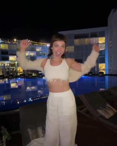 Shaking her tassels (IG Jan 26 2024)