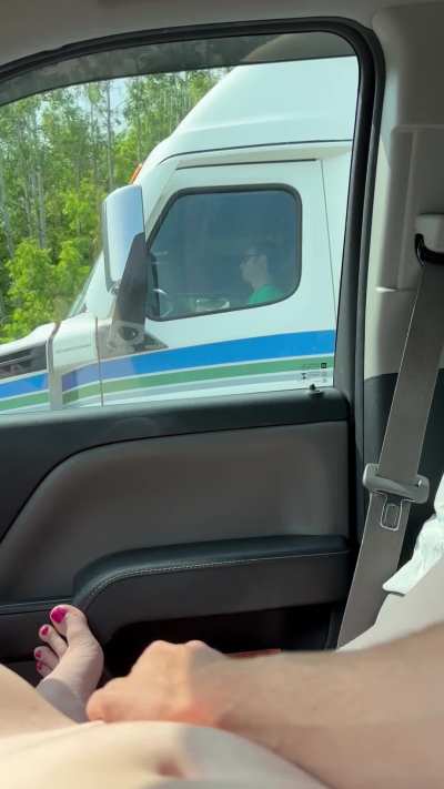 Oops.. he saw my wet pussy 😬