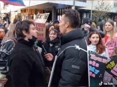 Goofy ass protesters