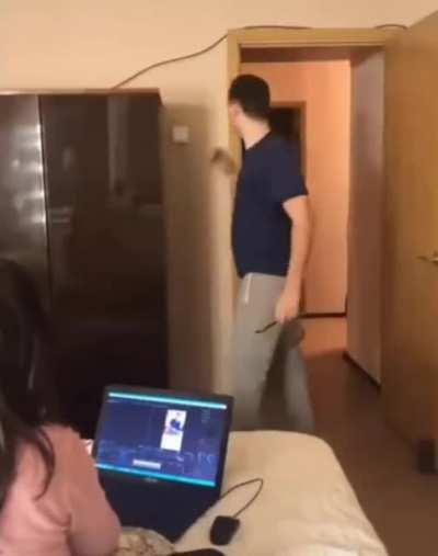 Something in the dark.