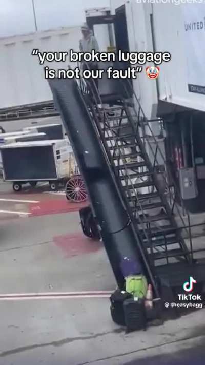 Your Broken Luggage Is Not Our Fault 🤡