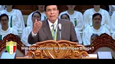 Bawal na po sa amin magbasa sa internet dahil paraan daw ito ng Diablo para kami mailigaw at malinlang ng mga kasinungalingan laban sa INC.