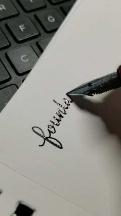 Wasn't sure if I'd like flex nibs, turns out I love them