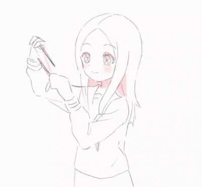 Takagi-san gif by @hamident83hami
