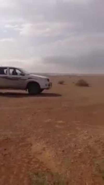 An ice river in Iraq.