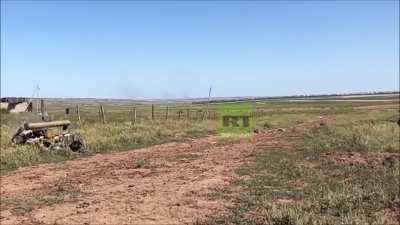 RU pov: Slow motion launch of Konkurs missile by Rosgvardia, August