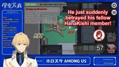 Compilation of the entire holostars Among Us collab (link in comments)