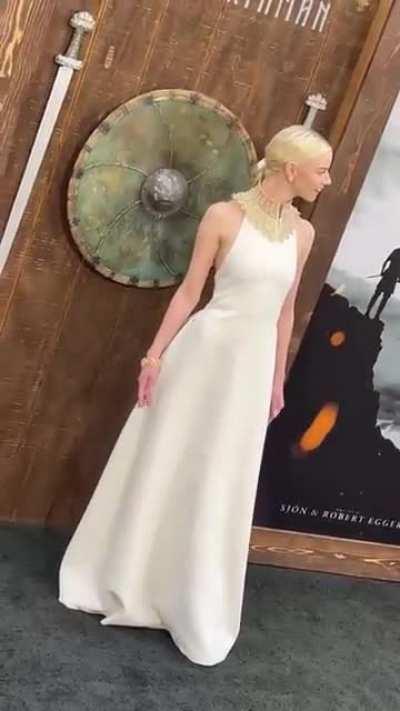 Anya at the Northman premiere