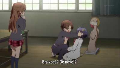 I started watching it again, and I always think this scene is really cute!