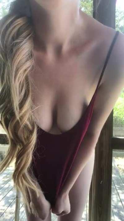 this top gives you quite the view [oc]