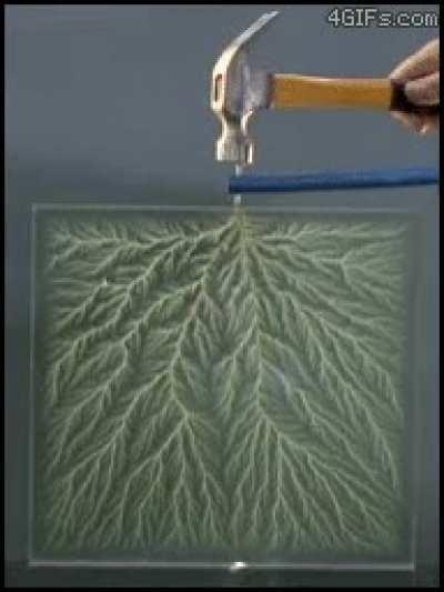 Passing electricity through acrylic to make a Lichtenberg Figure