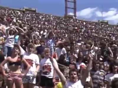 Metallica concert in 1988