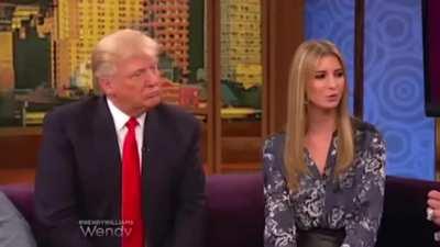 What a fucking awkward thing to just say about your daughter