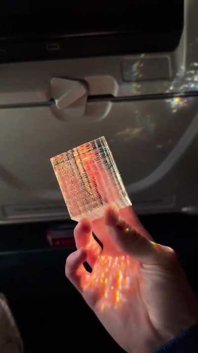 A sparkly glass cube I made