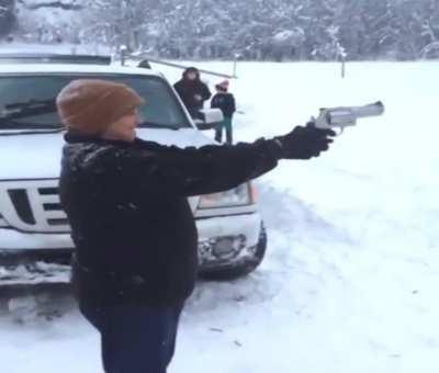 Grandma + gun