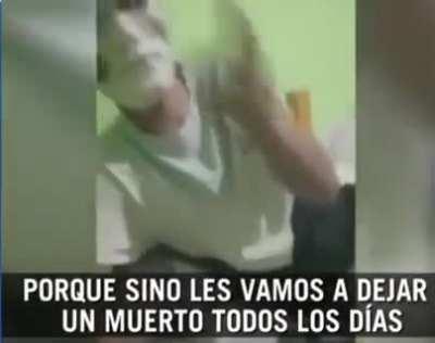 Narco pide que le devuelvan las cosas que le sacaron de la casa en la pueblada...