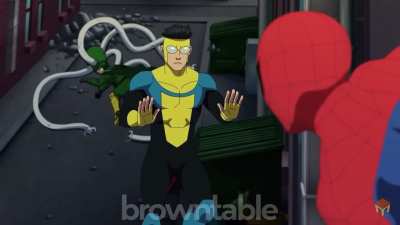 Spectacular Spider-Man In Invincible By Browntable