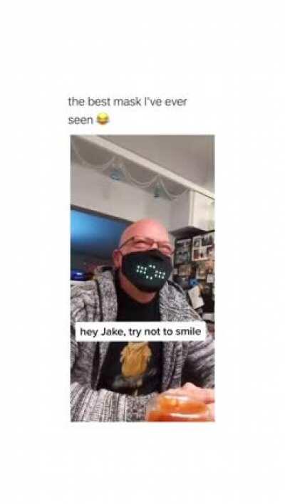 With this you cannot fake smile under mask.. lol I love this 😂