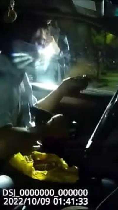 This man handling the police