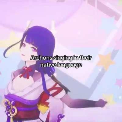 Archons singing in their native language