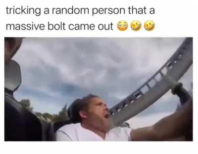 He probably have seen his entire life flashing