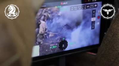 FPV Drone operators of the 47th Separate Mechanized Brigade blow up Russian soldiers in Avdiivka.