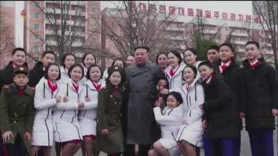 Extremely unsettling cheering and clapping for North Korean Leader