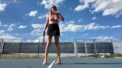 I think i'm leveling up in my pickleball game :)