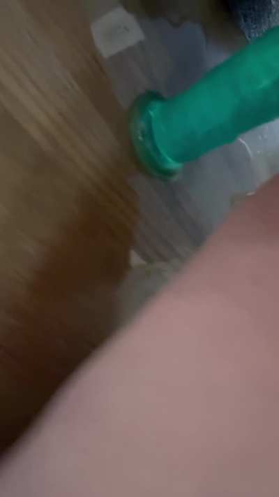 Peeing on my favorite toy! 🥰😘