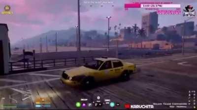 La taxista al encontrarse con Rubius en rp xD