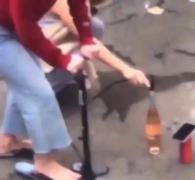 HMC while I open our next bottle of wine with a foot pump