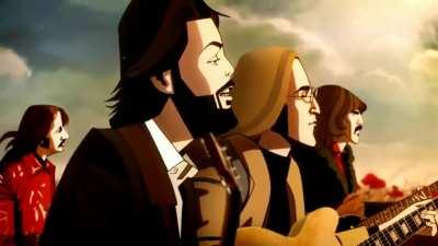Okay now that we agree the intro is awesome, can we agree that the animated outro for The Beatles Rockband is awesome as well?