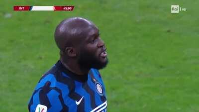 Lukaku's rage in the derby vs Romagnoli and Ibrahimovic full video 3 minutes