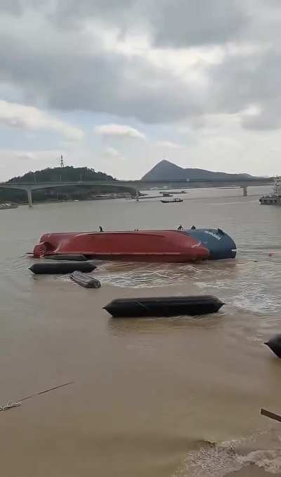 Ship launch goes wrong (unknown date)