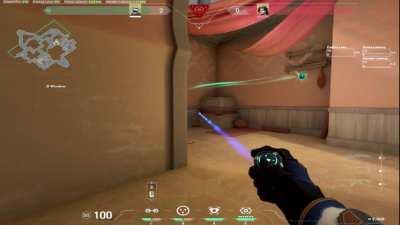 Using Cypher tripwire for aggressive gameplay and clearing out corners.