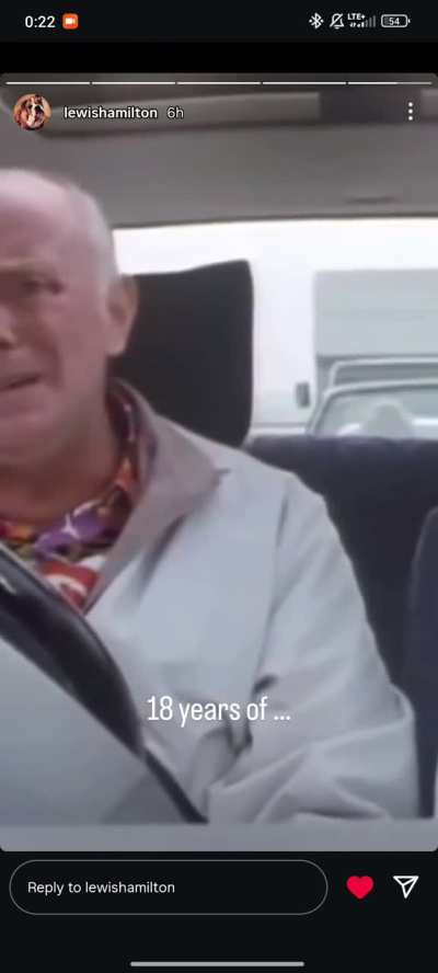 Lewis poking fun at Fernando's disbelief in the Singapore gp