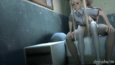 Nurse Marie gets creampied (Dnnsfw) [Dead or Alive]