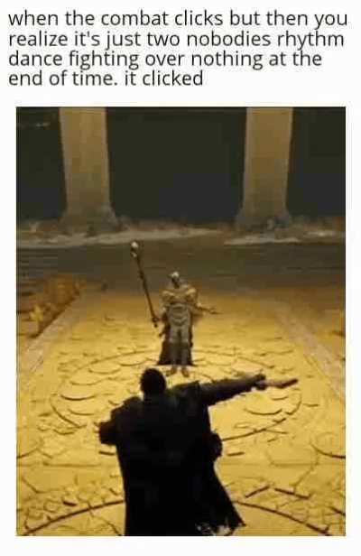 A good elden ringer game but a bad justdancelike game