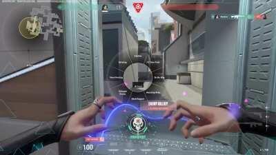 A millisecond away from either a kill or being detained.