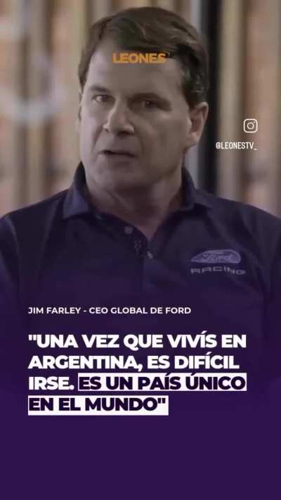 El CEO global de Ford sobre la Argentina: