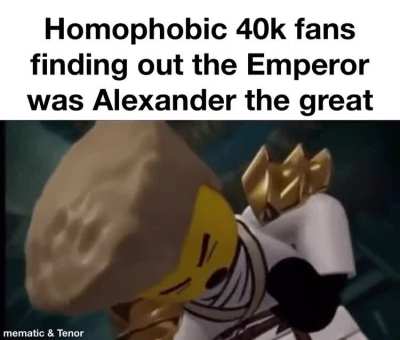 Not defending the imperium but they ain’t homophobic