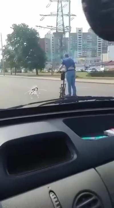 55 mph on a scooter