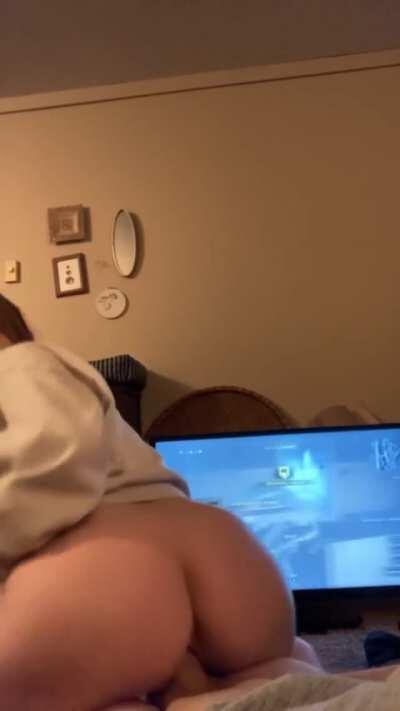 I wanted to play while he was playing online with his friends