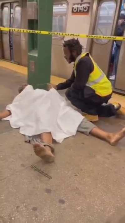 metro worker masturbates angry man to sleep (emotional)