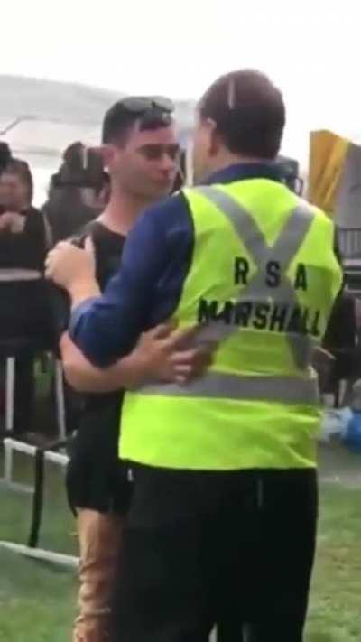 RSA Marshall looking for signs of excess alcohol consumption. 