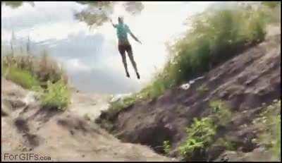 I can flyyyyy*splash*